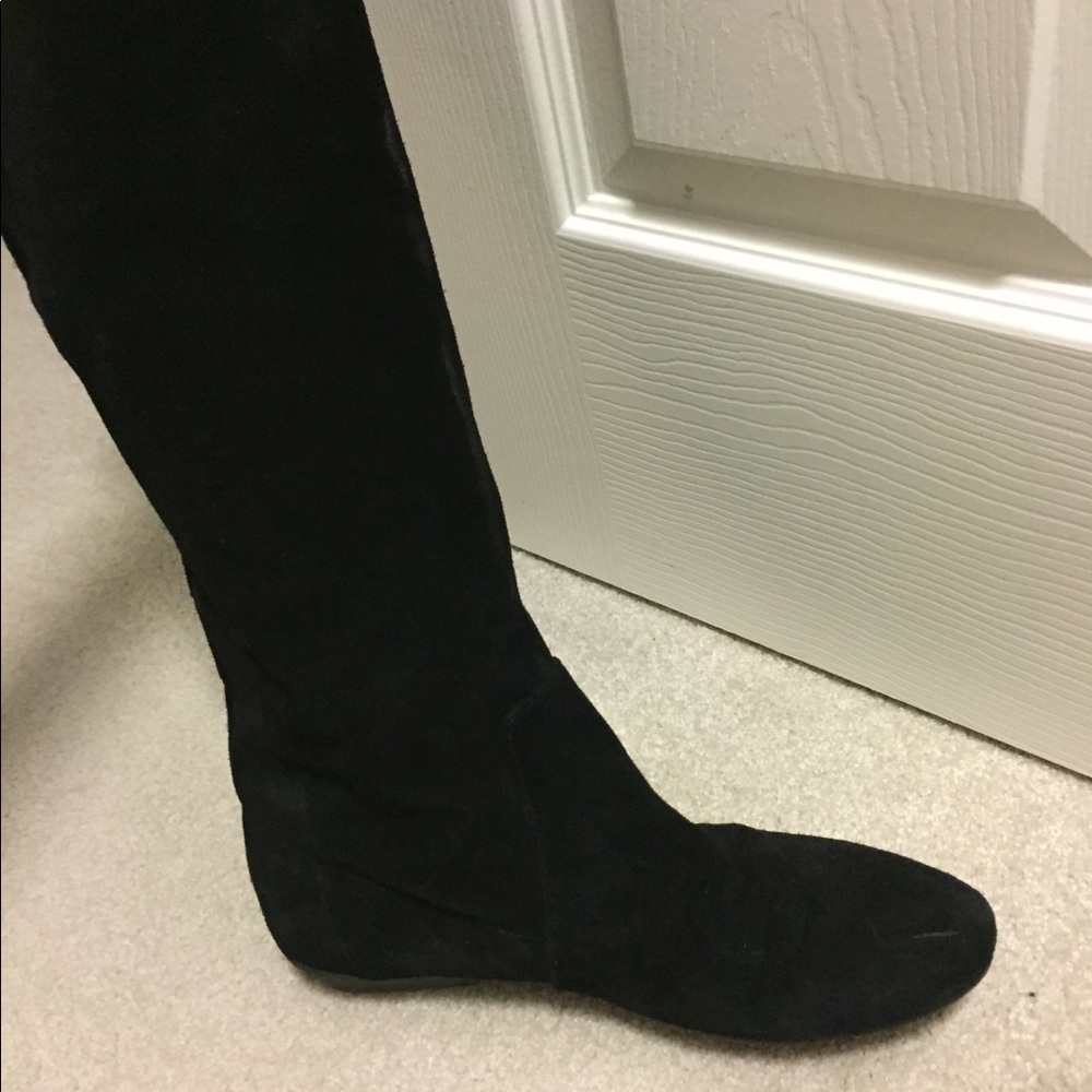 Nine West sueded leather over the knee boots